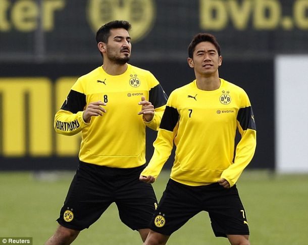 Gundogan returns to full training with Dortmund