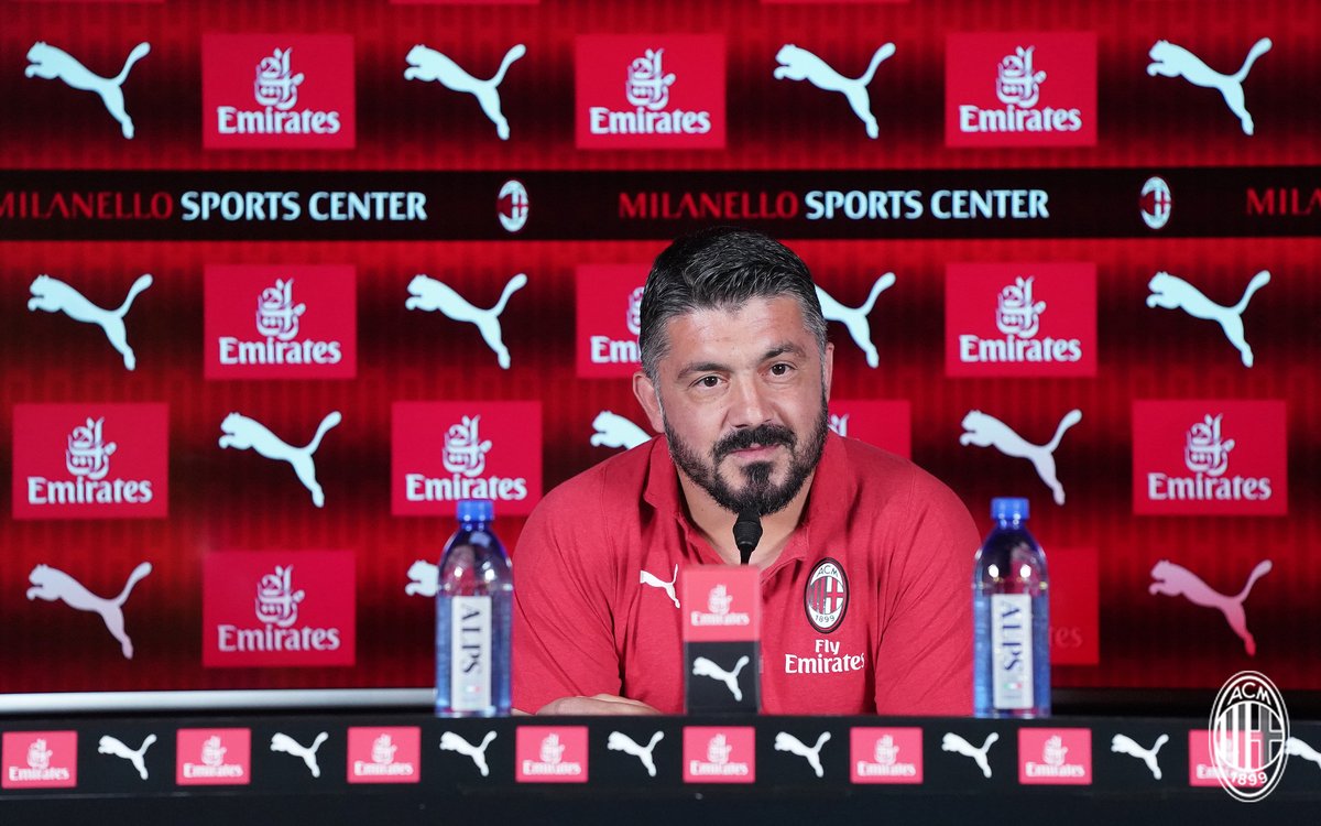 Milan, la conferenza stampa di Gattuso: Borini, Higuain e Cutrone hanno problemi fisici