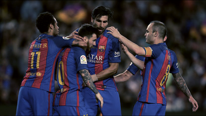 Liga - Il Barcellona chiude con una vittoria in rimonta: battuto 4-2 l'Eibar