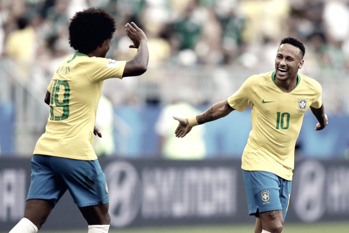 Russia 2018 - Neymar e Firmino stendono il Messico: il Brasile vince 2-0