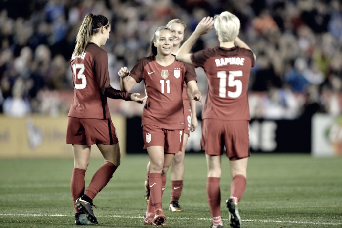 Who shined bright this USWNT friendly?