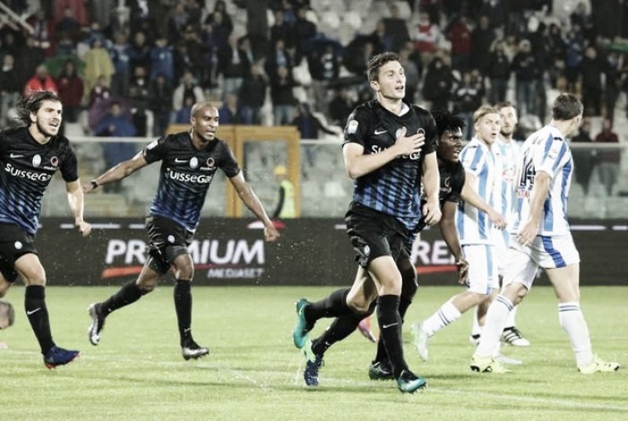 Risultato Atalanta 3-0 Pescara in Coppa Italia 2016/17