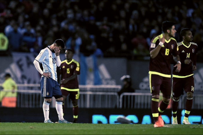 Verso Russia 2018 - L'Argentina pareggia col Venezuela ed ora rischia: 1-1 al Monumental