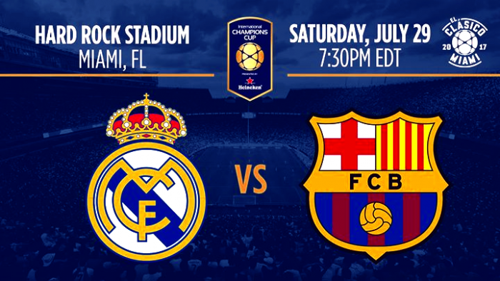 ICC - Luci a Miami, c'è Real Madrid-Barcellona