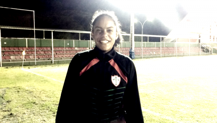 Atacante da Portuguesa, Fernanda exalta gol relâmpago em vitória sobre América-MG: "Deu ânimo"