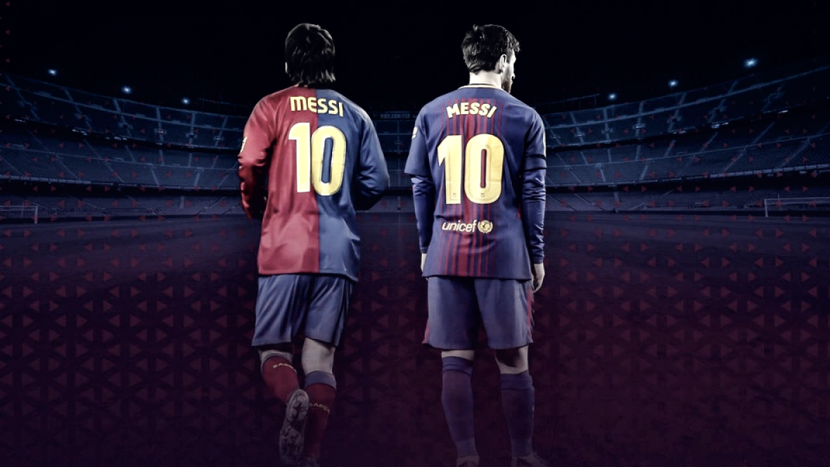 Barcelona celebra dez anos de Messi com publicação nas redes sociais Barcelona celebra dez anos de Messi com publicação nas redes sociais