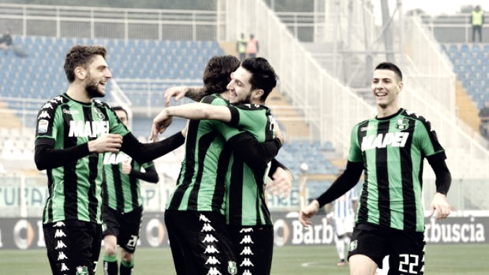 Serie A - Il Sassuolo condanna il Pescara: 1-3 all'Adriatico