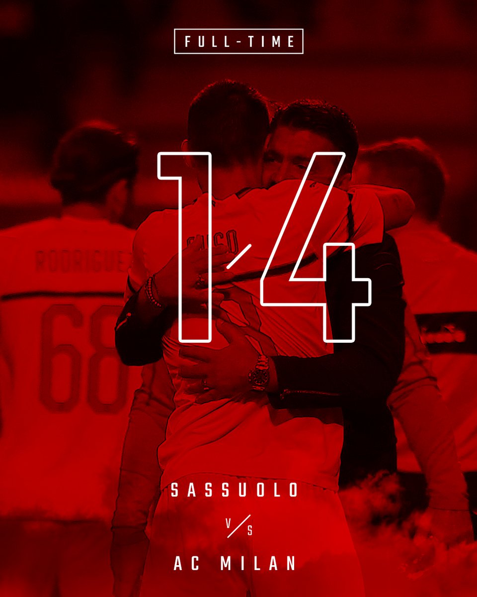 Serie A, Il Milan si rilancia alla grande: 4-1 sul Sassuolo 