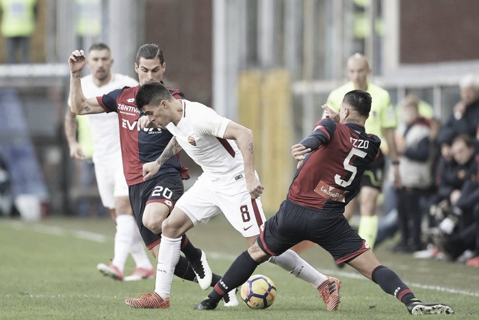 Genoa-Roma finisce in parità: El Shaarawy e Lapadula i marcatori