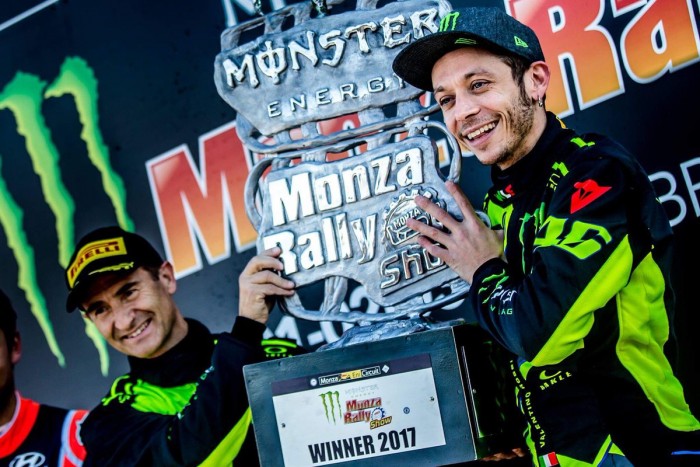 Valentino Rossi al Rally di Monza: "Continuerò ancora per un po'"