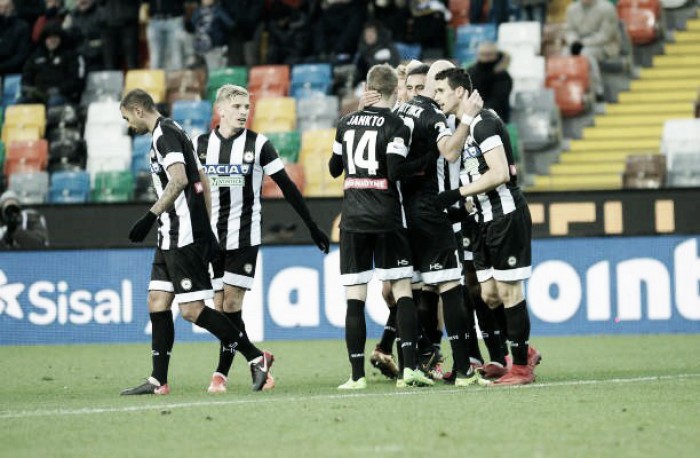 Udinese - Col Benevento partita brutta, ma i punti valgono lo stesso