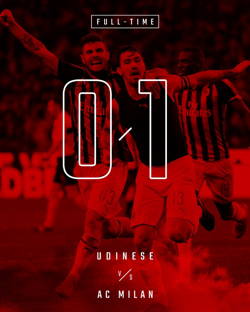 Serie A - Milan all'ultimo respiro, Udinese beffata (0-1)