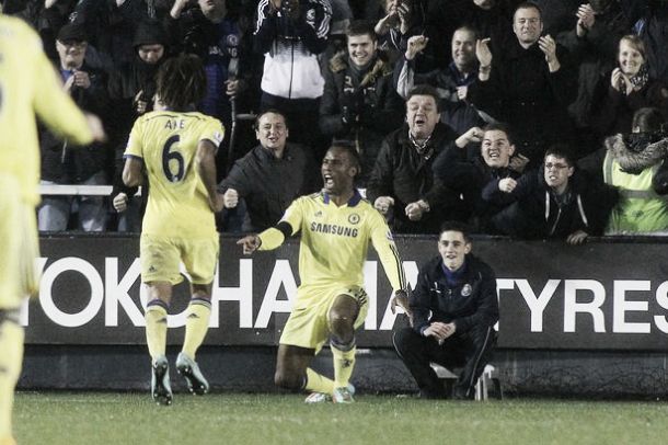 Shrewsbury Town 1-2 Chelsea: Blues scrape into last 8 at expense of fantastic Shrews