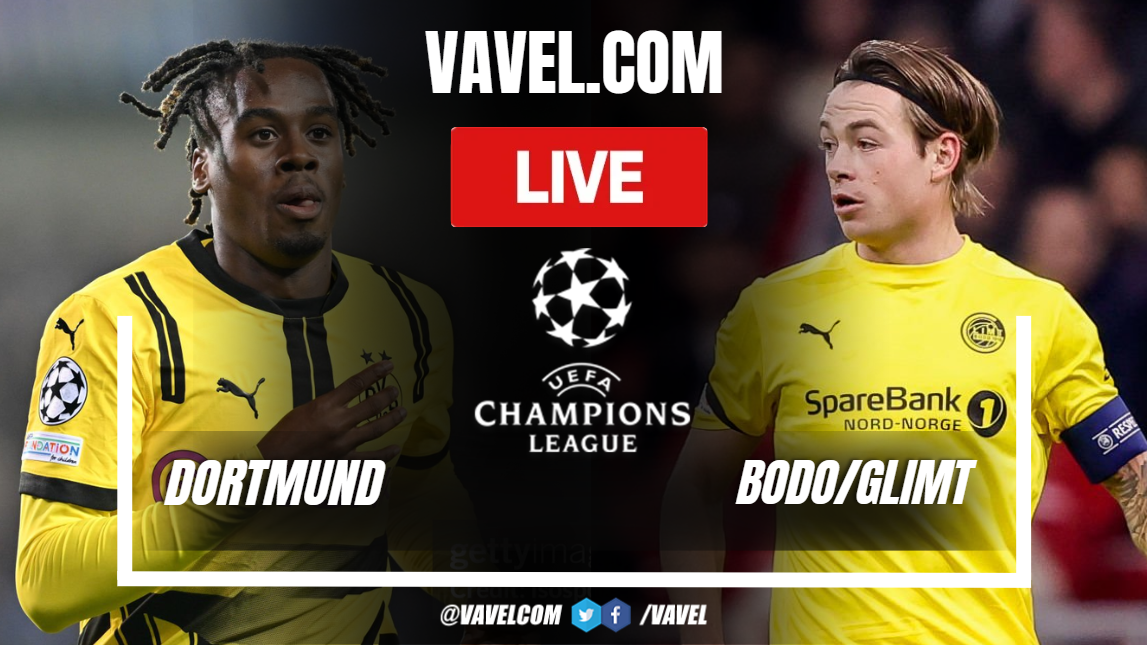 Highlights and goals of Borussia Dortmund 2-2 Bodø/Glimt in UEFA Champions League 2025-26.