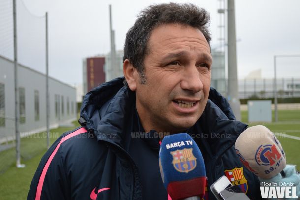 Eusebio: "En el Barça trabajamos todos en la misma línea"