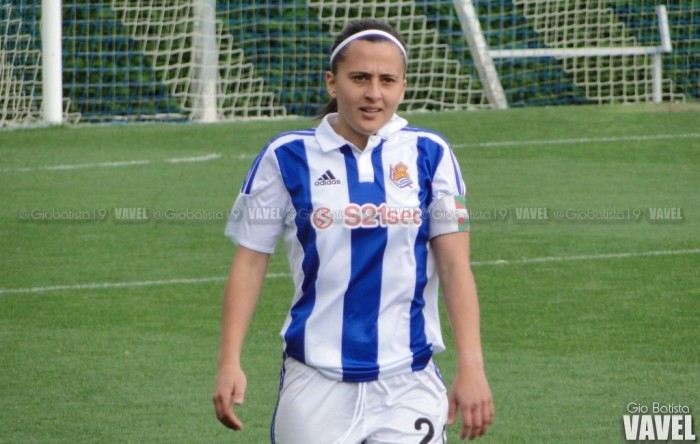 Aintzane Encinas, autora del mejor gol realista en Zubieta de la temporada