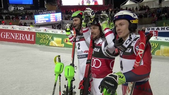 Sci Alpino, Slalom Zagabria: Hirscher non perde più, battuti Matt e Kristoffersen