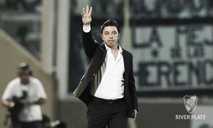 Gallardo: "Sacamos adelante un partido durísimo" Gallardo: "Sacamos adelante un partido durísimo"