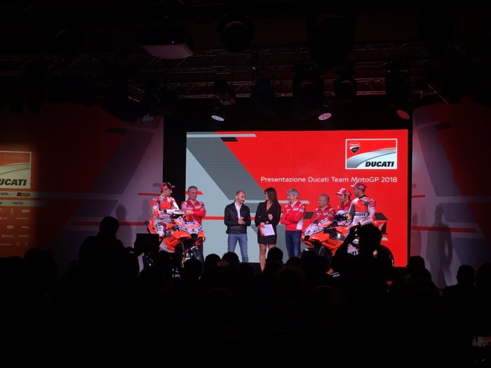 MotoGP, svelata la Ducati 2018