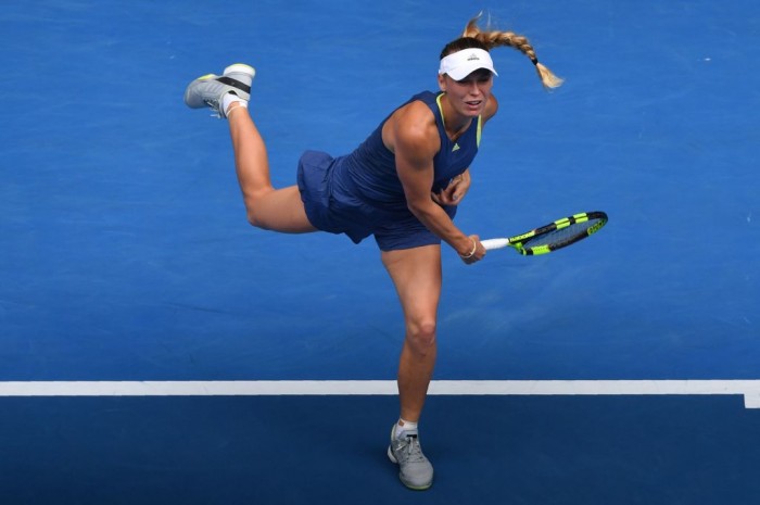 Australian Open 2018 - Wozniacki in carrozza