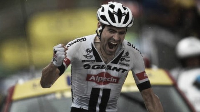 Tom Dumoulin wins stage 9 of the Tour de France as Alberto Contador calls it a day with illness