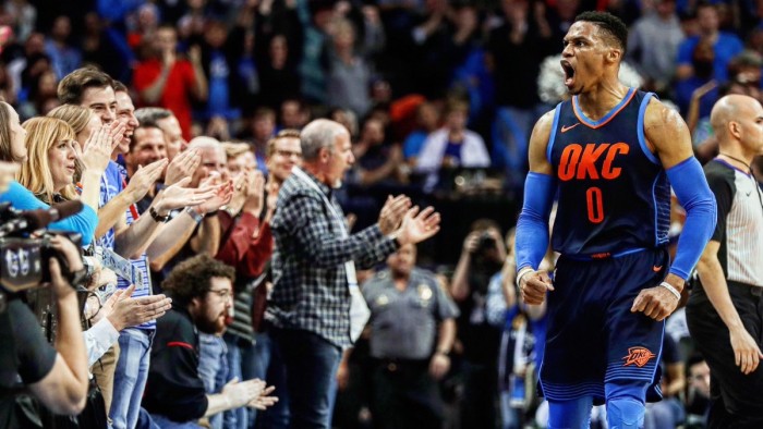 NBA - Westbrook ruggisce, OKC vola. Philly al tappeto