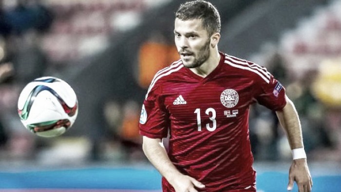 Durmirsi disputa los 90 minutos en la derrota de Dinamarca