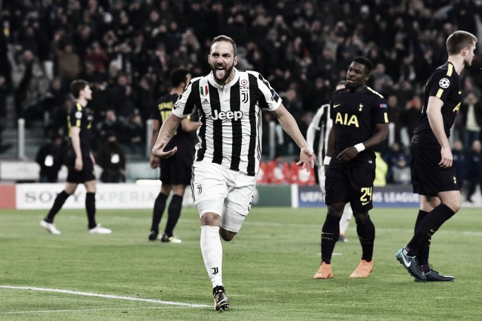 Higuain fa, la Juventus disfa: 2-2 contro il Tottenham e qualificazione in salita