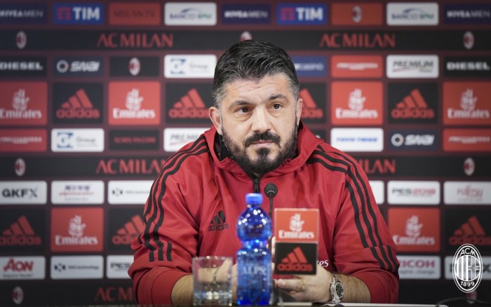 Milan: le parole di Gattuso nel post-gara