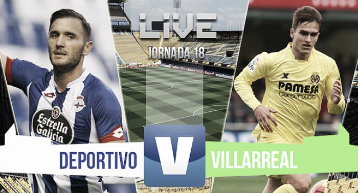 Resultado Deportivo de la Coruña 1-2 Villarreal en Liga 2015: el Submarino apunta a la Champions