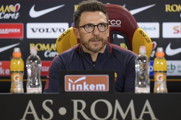 Roma, senti Di Francesco: "Bisogna lavorare sulla testa, credo nel ritorno al goal di Dzeko"