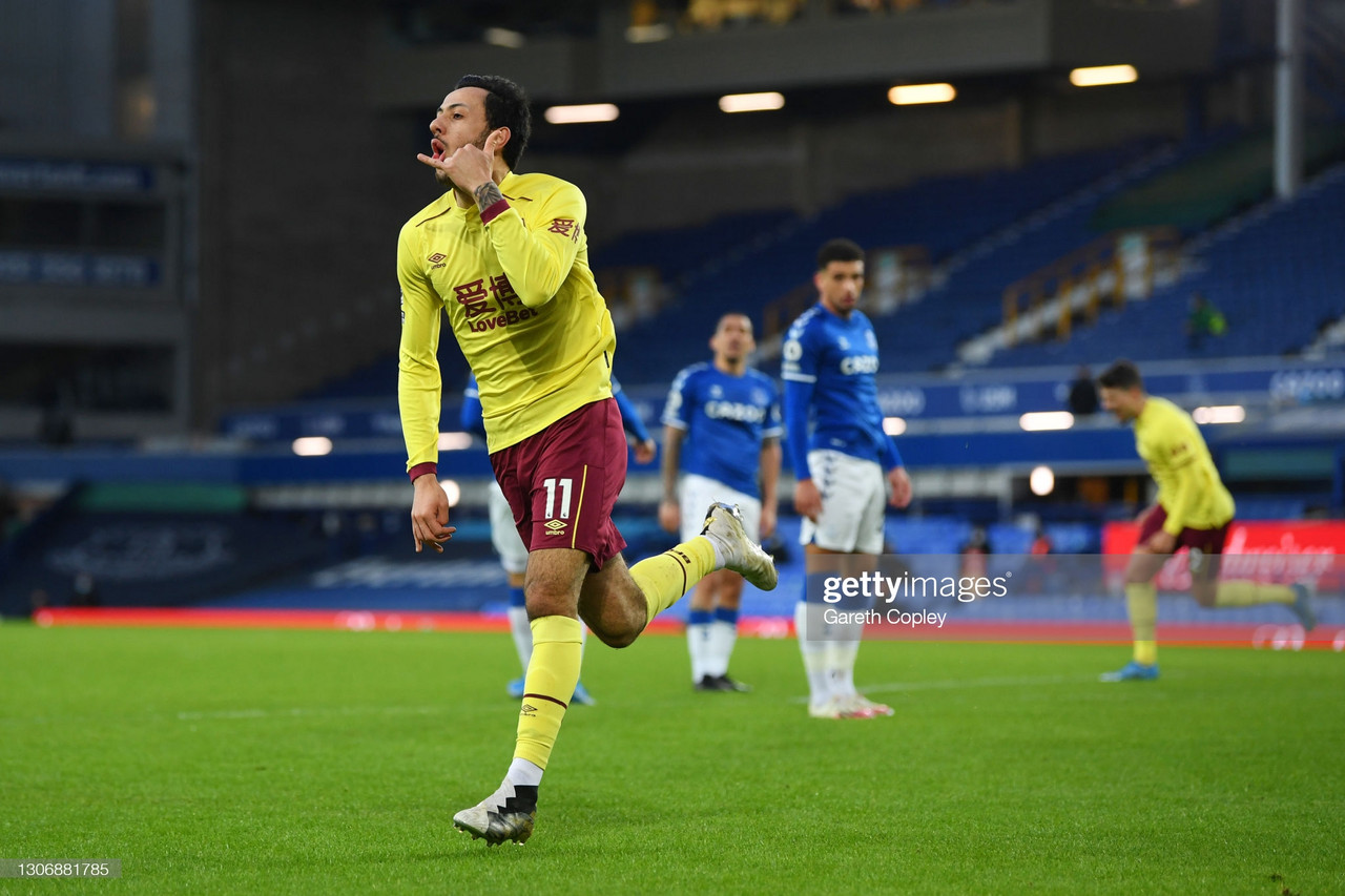 Everton 1-2 Burnley: Clarets create Merseyside history with win at Goodison Park 