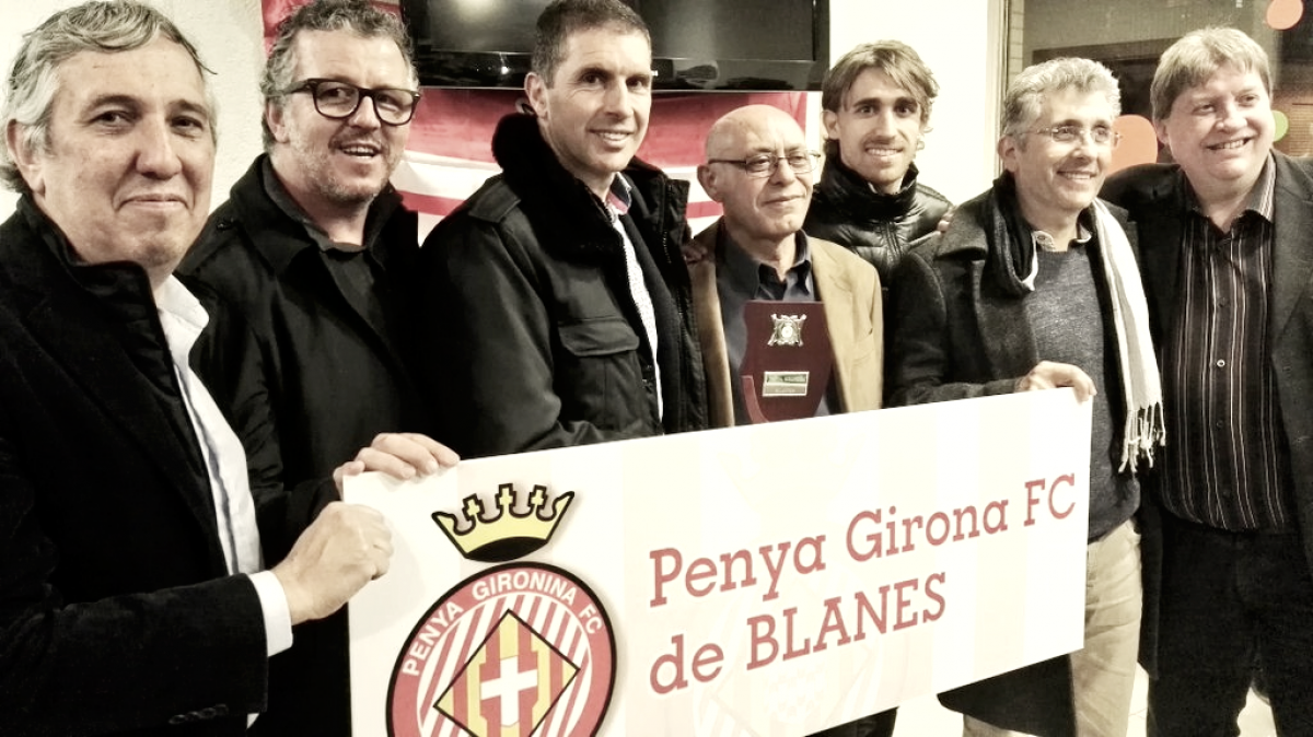 Blanes estrena peña de aficionados del Girona
