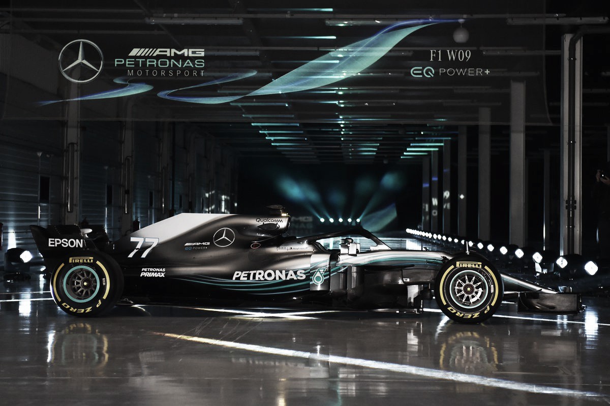 Mercedes presenta el W09 en Silverstone