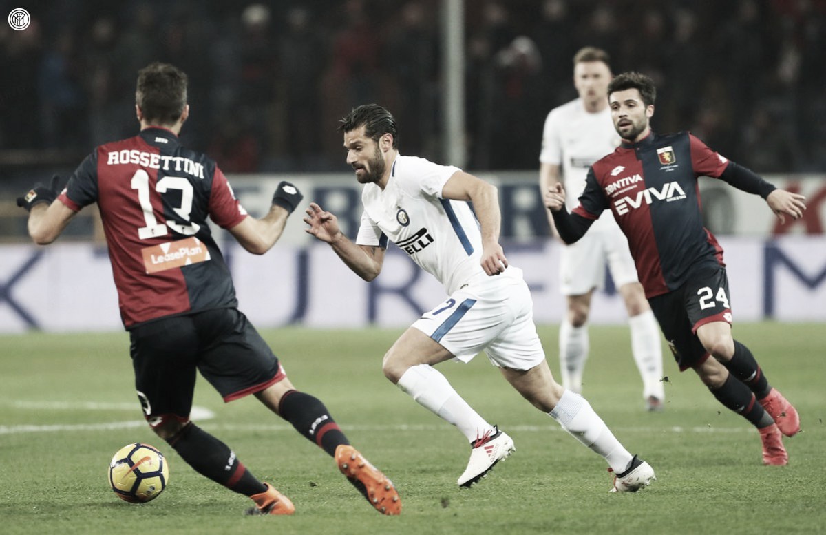 Serie A: torna nel baratro l'Inter, che Genoa! A Marassi finisce 2-0