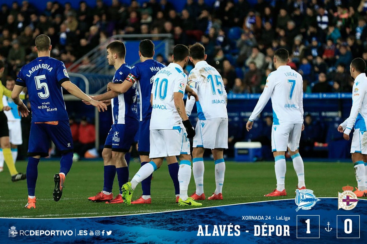 Alavés - Deportivo de La Coruña: puntuaciones del Deportivo jornada 24 de Liga 2018