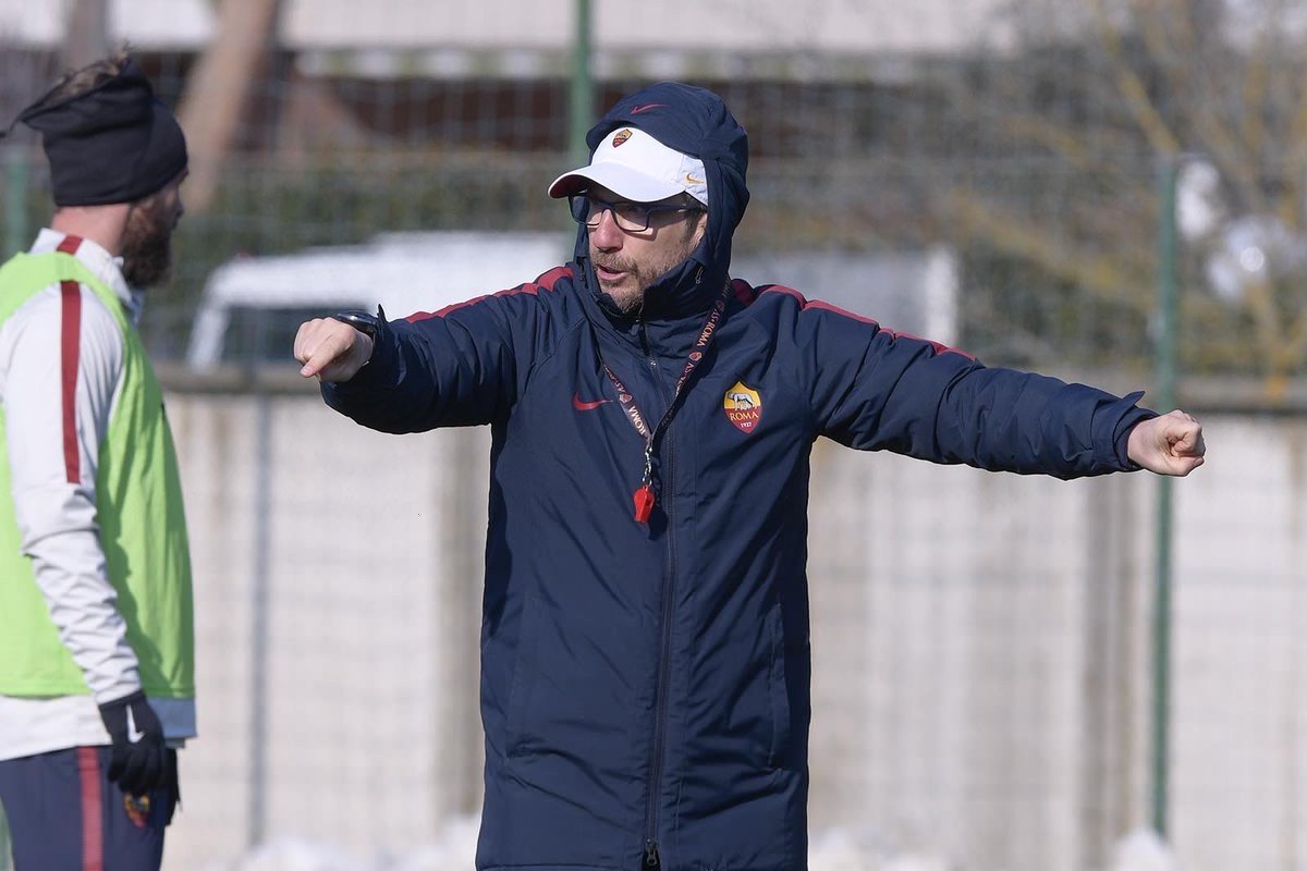 Roma: contro il Napoli c'è bisogno dei senatori, Di Francesco confida nel ritorno di Schick