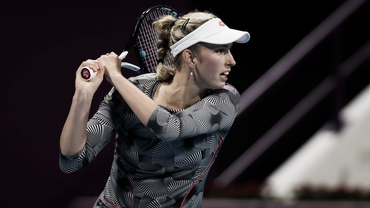 Mertens bate Kerber e alcança maior final da carreira em Doha Mertens bate Kerber e alcança maior final da carreira em Doha
