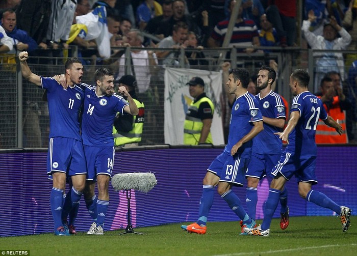 Qualificazioni Russia 2018 - Doppio Dzeko, la Bosnia vince contro Cipro