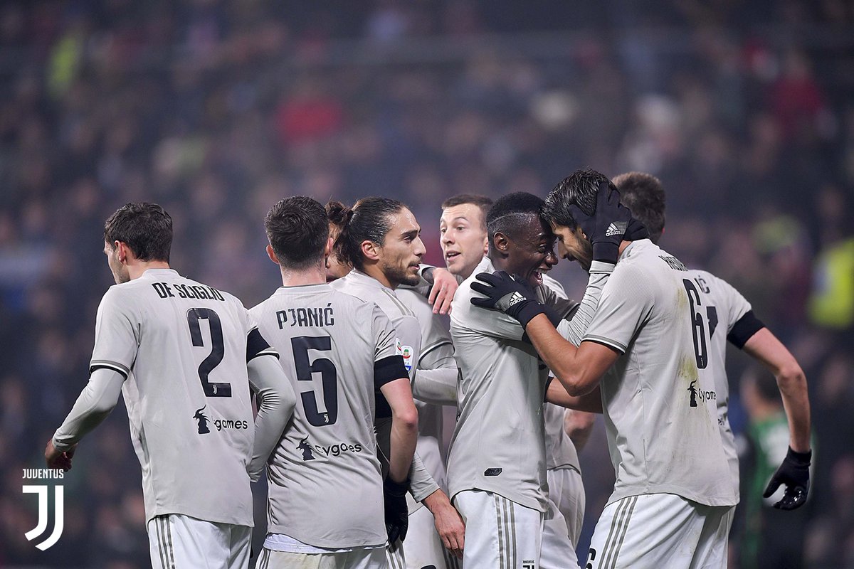 Juventus: tre punti con il Sassuolo per allungare in classifica e puntare all'Atletico Madrid