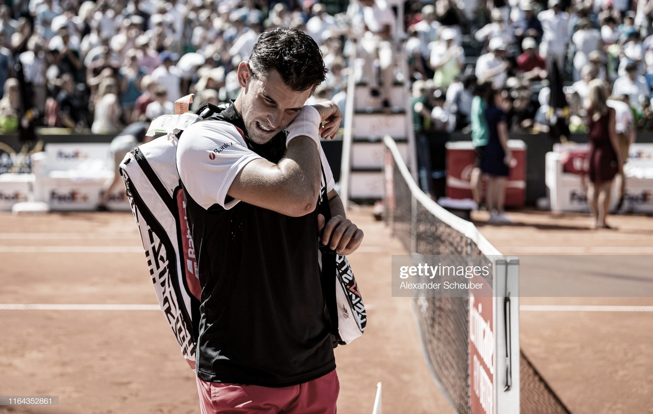 Sorpresa en Hamburgo: Thiem se despide tras caer con Rublev Sorpresa en Hamburgo: Thiem se despide tras caer con Rublev