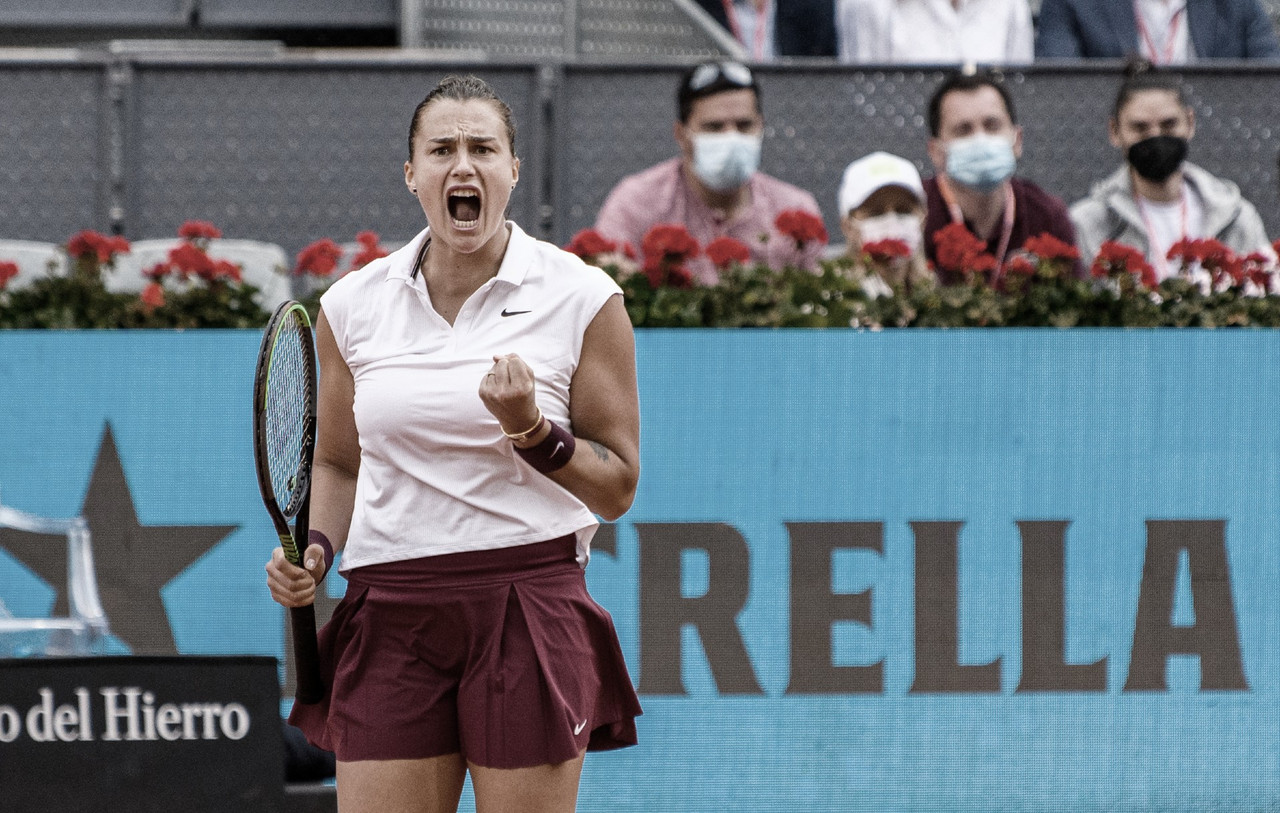Sabalenka consegue revanche contra Barty e fatura título do WTA 1000 de Madrid Sabalenka consegue revanche contra Barty e fatura título do WTA 1000 de Madrid