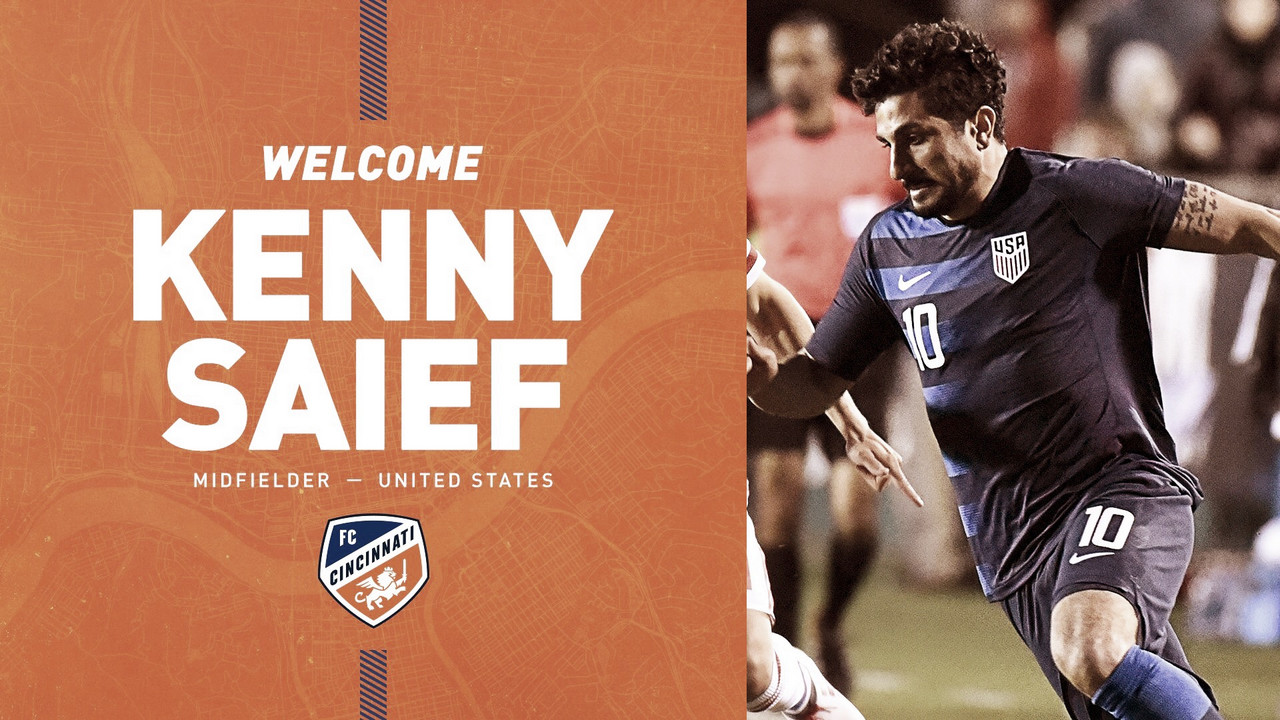 Kenny Saief firma con
FC Cincinnati
