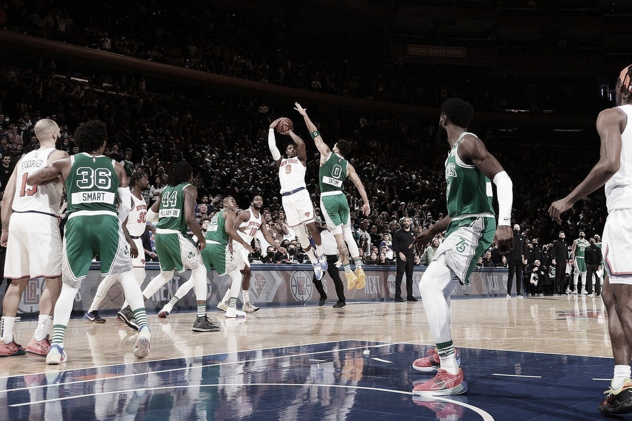 Melhores momentos Celtics 99x75 Knicks pela NBA