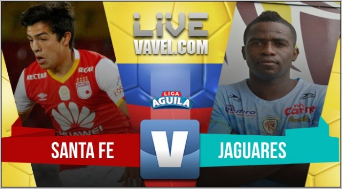 Santa Fe goleó a Jaguares y es semifinalista de la Liga Águila (4-1)