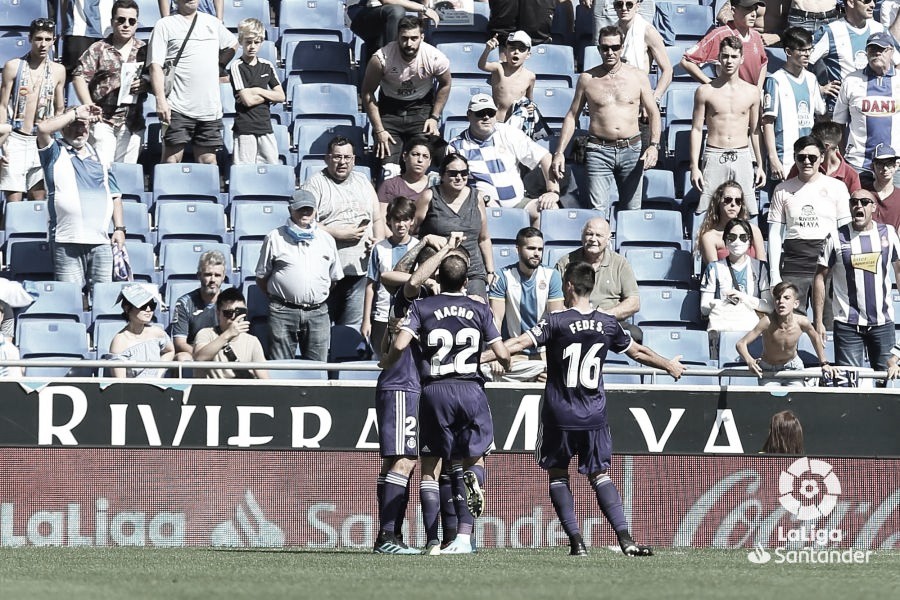 El Real Valladolid supera a un Espanyol en horas bajas