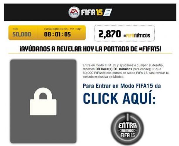 EA Sports revelará portada del FIFA 15