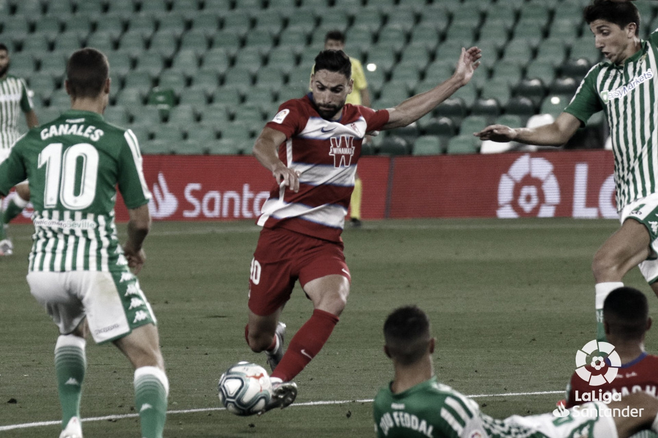 Em segundo tempo movimentado, Betis cede empate ao Granada nos minutos finais Em segundo tempo movimentado, Betis cede empate ao Granada nos minutos finais
