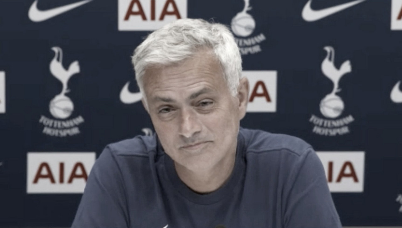 Mourinho
vê Tottenham longe de vaga à Liga dos Campeões: "Temos que ser mais fortes mentalmente"