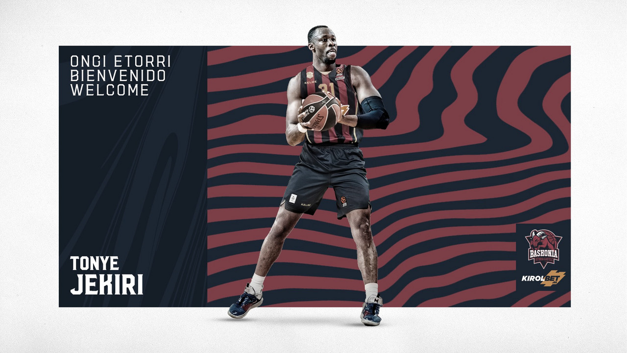 Tonye Jekiri, refuerzo de quilates para la pintura de Saski Baskonia Tonye Jekiri, refuerzo de quilates para la pintura de Saski Baskonia